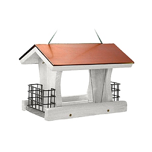 Panacea Nantucket White Coppertop® Suet & Seed Ranch Feeder