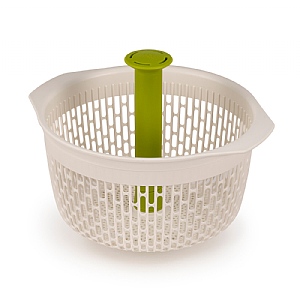 Joseph Joseph Spindola™ In-sink Salad-spinning Colander - White/Green