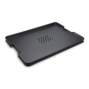 Joseph Joseph Cut&Carve™ Plus Multi-function Chopping Board - Black (Extra Large)