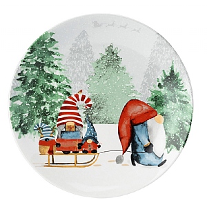 Christmas Gonk Side Plate