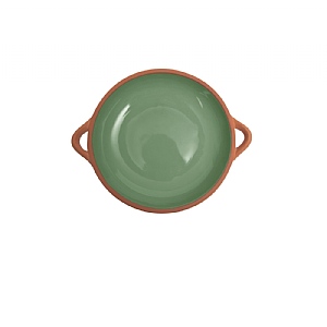 Dexam Sintra Large Glazed Terracotta Tapas Dish - Green