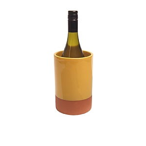 Dexam Sintra Glazed Terracotta Wine Cooler - Ochre