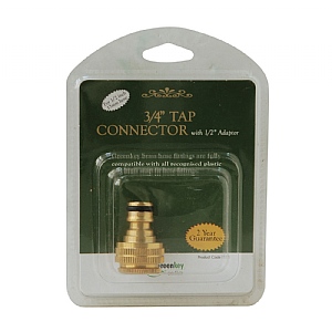 Greenkey ¾” Threaded Tap connector with ½” adaptor