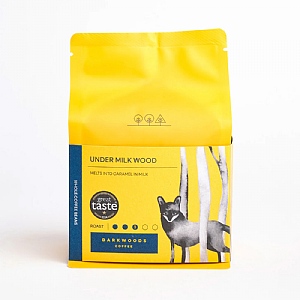 Darkwoods Coffee Under Milk Wood Whole Espresso Beans (250g)