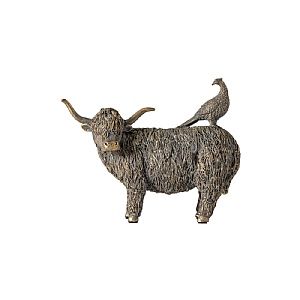 Gallery Direct Highland Cow & Pheasant