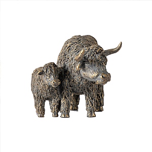 Gallery Direct Highland Cow Mum & Calf