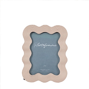 Gallery Direct Wavy Photo Frame 5 x 7" Clay