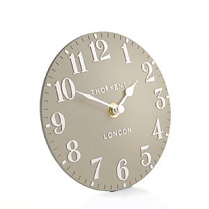 Thomas Kent Arabic Mantel Clock 6" Sand