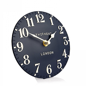 Thomas Kent Arabic Mantel Clock 6" Ink
