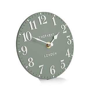 Thomas Kent Arabic Mantel Clock 6" Seagrass