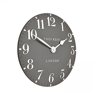 Thomas Kent Arabic Wall Clock 12" Dolphin Blue