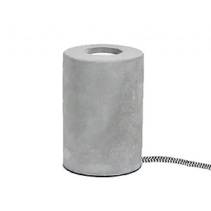 Steepletone B2 Grey Concrete Screw Down Style Table Lamp Base