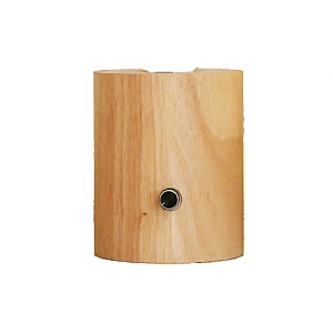 Steepletone Wireless Natural Wood Screw Down Style Table Lamp Base