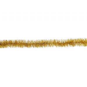 Festive Gold Fine Cut Tinsel 200cm X 10cm