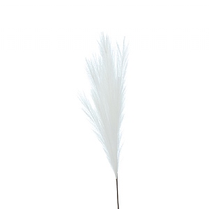 Festive White Faux Grass Stem 81cm
