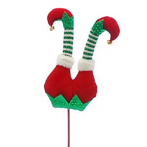 Festive Elf Feet Pick 50cm