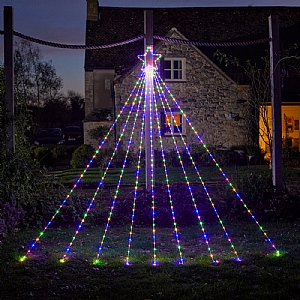 Three Kings Multi Coloured 3M Shooting Star