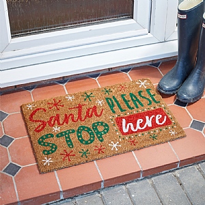 Three Kings Santa Stop Here! Door Mat (40 x 60cm)