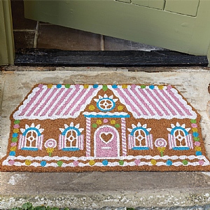 Three Kings Gingerbread House Door Mat (40 x 75cm)