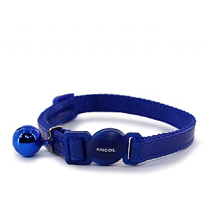 Ancol Gloss Reflective Safety Cat Collar Blue