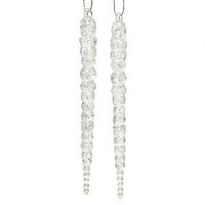 Decoris 2 X Icicles 14.5cm