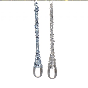 Decoris Misty Blue Ice Drop 16cm
