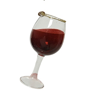 Decoris Wine Glass Decoration 12.5cm