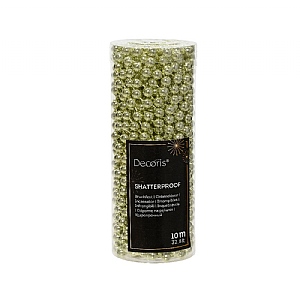 Decoris Bead Garland Pistachio 1000cm
