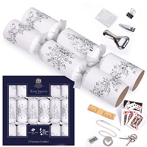Tom Smith Box of 6 14" Silver Premium Crackers (FSC)
