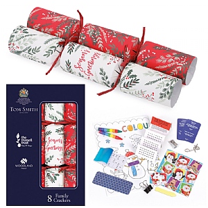 Tom Smith Box of 8 12.5" Traditional Family Crackers (FSC)