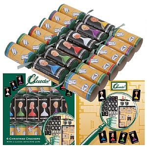 Tom Smith Box of 6 12" Hasbro Cluedo Crackers (FSC)