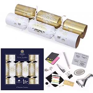 Tom Smith Box of 6 14" Gold Premium Crackers (FSC)