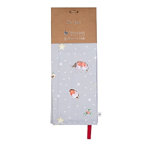 Wrendale Seasons Tweetings Tea Towel