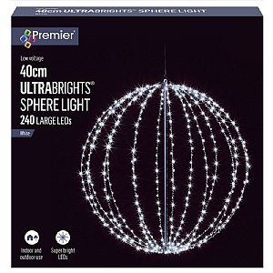 Premier Small Cool White & White LED Sphere