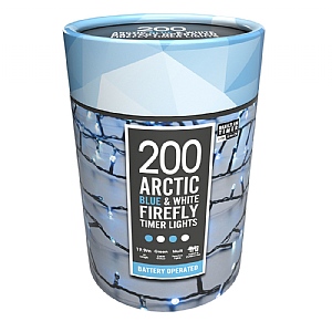 Festive Battery Operated Arctic Firefly Lights (200 LEDs)