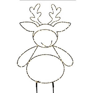 Lumineo Reindeer Warm White Outdoor Path Lights (220 LEDs)