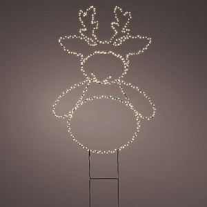 Lumineo Reindeer Warm White Outdoor Path Lights (450 LEDs)