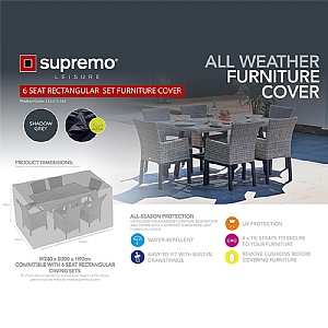 Supremo 6 Seater Rectangular Set Furniture Cover