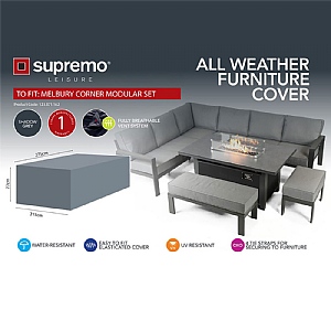 Supremo Aluminium Corner Modular Set Furniture Cover
