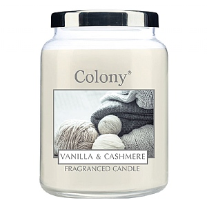 Wax Lyrical Colony Vanilla & Cashmere Large Jar Candle