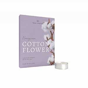 Wax Lyrical Home Grown Cotton Flower Tealights Pack of 12