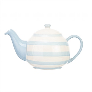 Siip Wide Stripe 2 Cup Teapot - Blue
