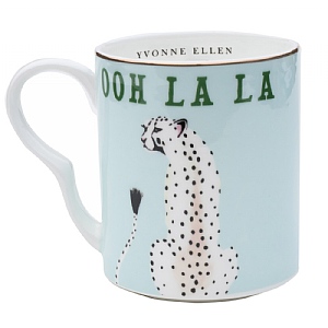 Yvonne Ellen Cheetah Ooh La La Mug Small