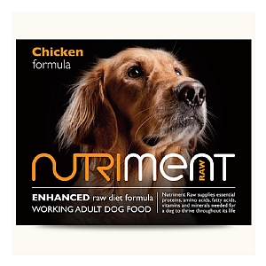 Nutriment Raw Chicken Formula Frozen Dog Food 500g