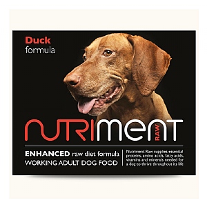 Nutriment Raw Duck Formula Frozen Dog Food - Adult (500g)