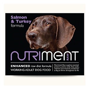 Nutriment Raw Salmon & Turkey Formula Frozen Dog Food 500g