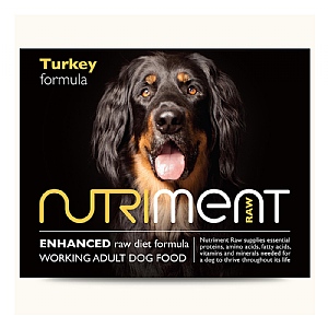 Nutriment Raw Turkey Formula Frozen Dog Food 500g