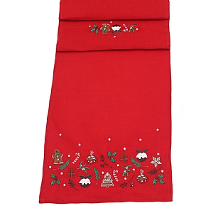 Peggy Wilkins All Things Christmas 14x75" Table Runner