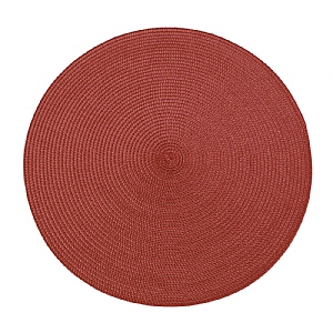 35cm Circular Ribbed Placemat - Merlot