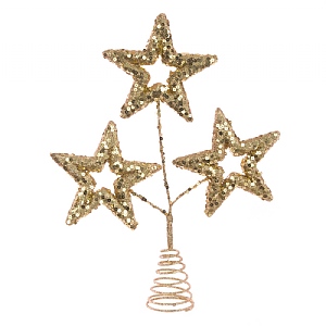 Glitter Star Tree Topper 35cm